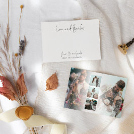 Cartão De Agradecimento 5 Foto: Script Wedding Novamente Love Obrigados