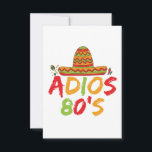 Cartão De Agradecimento 80th Birthday Mexican Party Cinco de Mayo Fiesta<br><div class="desc">funny, cinco, demayo, gift, birthday, mexican, nacho, mexican, taco, fiesta, </div>