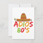 Cartão De Agradecimento 80th Birthday Mexican Party Cinco de Mayo Fiesta<br><div class="desc">funny, cinco, demayo, gift, birthday, mexican, nacho, mexican, taco, fiesta, </div>