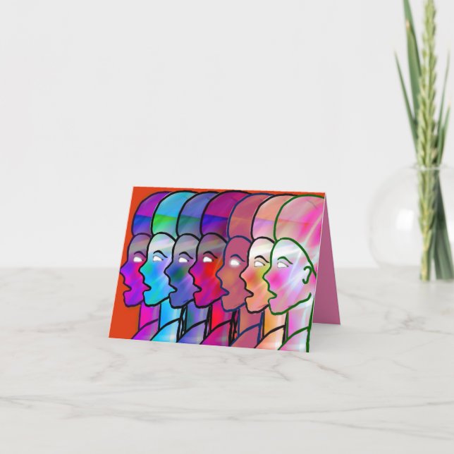 Cartão De Agradecimento A119D - Placa espelho - O outro pintinho (Frente)