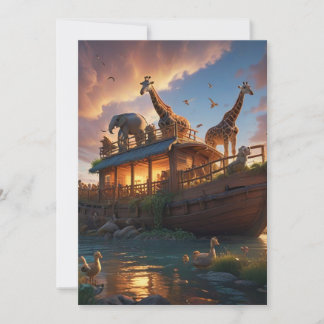 Cartão De Agradecimento A Arca da Esperança de Noah