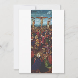 Cartão De Agradecimento A Crucificação por Van Eyck