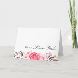 Cartão De Agradecimento A meu florista, obrigado, festa de casamento