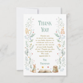 Cartão De Agradecimento A New Chapter Baby Shower 