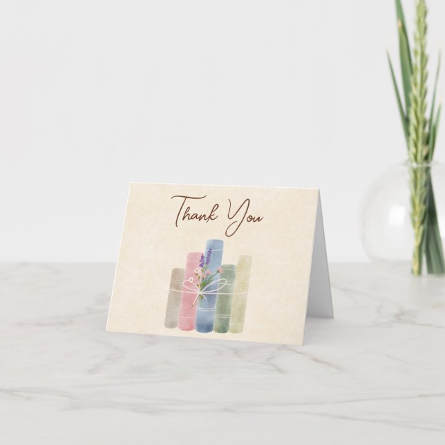 Cartão De Agradecimento A New Chapter Begins  (Frente)