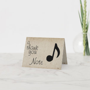 Cartão De Agradecimento A Nota de Obrigado