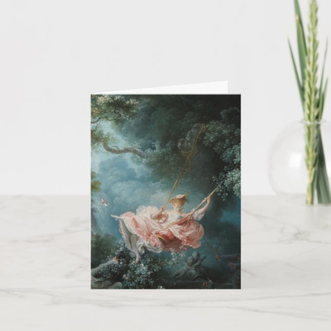 Cartão De Agradecimento A Placa de Feriado Dobrada Swing (Frente)