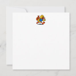 Cartão De Agradecimento A POP ART STYLE THIEF DUCK Thank You Card