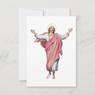 Cartão De Agradecimento A Ressurreição de Cristo Obra-Prima Sagrada