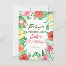 A Selva Tropical Safari Primeiro Aniversário