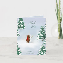 A Terra Floresta Personalizada do Urso Neve