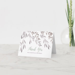 Cartão De Agradecimento A Wildflower Wedding Thank You