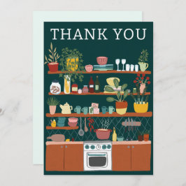 Cartão De Agradecimento ABASTECENDO A COZINHA Chá de Panela PERSONALIZADO