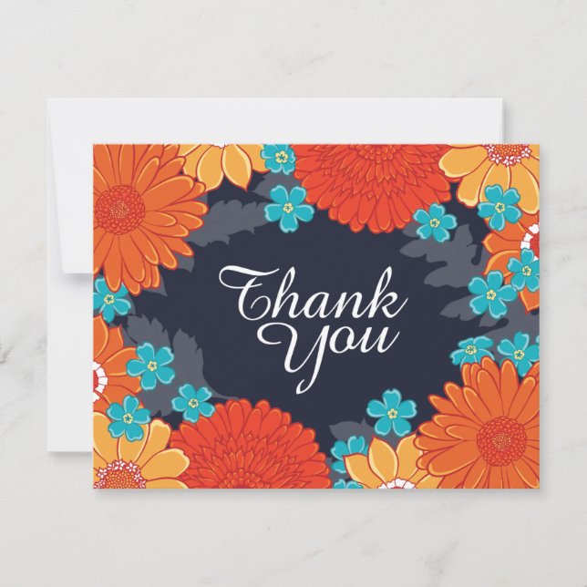 Cartão De Agradecimento Abelhas e Brilhantes Obrigado-Você (Frente)