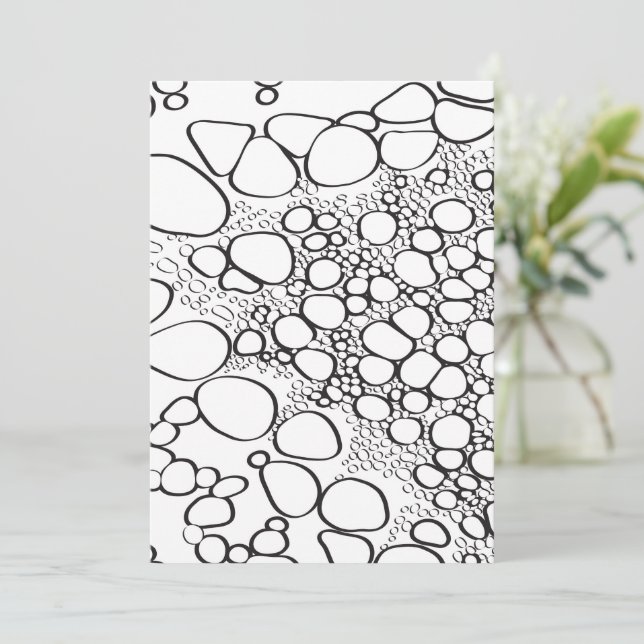 Cartão De Agradecimento Abstrato digital work 10 (Em pé/Frente)