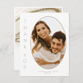 Cartão De Agradecimento Abstrato Glitter Strata Wedding Obrigado Iv ID903