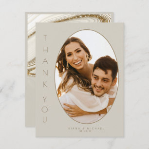 Cartão De Agradecimento Abstrato Glitter Strata Wedding Obrigado Rua ID903