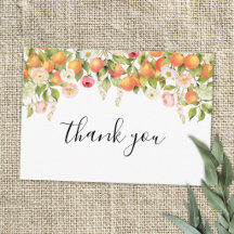 Acrilico Personalizado Laranja Floral Elegante