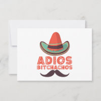 Adeus Bitchachos Sombrero Retro Cinco De Mayo
