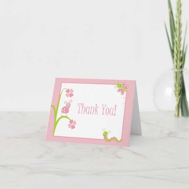 Cartão De Agradecimento Adorable Baby Bugs Thank You Card (Frente)