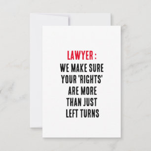 Cartão De Agradecimento Advogado, garantimos que seus 'direitos' sejam mai