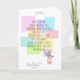 Cartão De Agradecimento Agradecemos-lhe