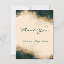 Água-forte Verde Fumê Dourado Personalizado