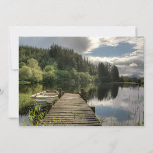 Cartão De Agradecimento Água Parque Nacional de Loch Ard Trossachs
