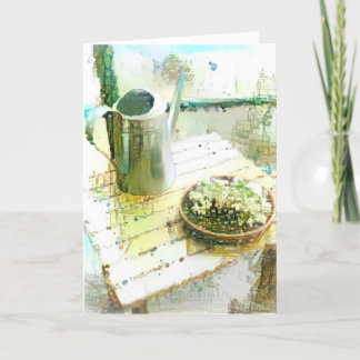 Cartão De Agradecimento Água pode