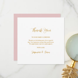 Cartão De Agradecimento Aguarela ROSE