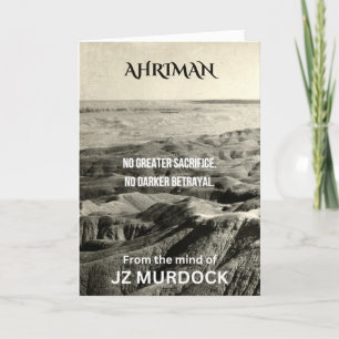Cartão De Agradecimento Ahriman - Ecrã de Ficção Científica