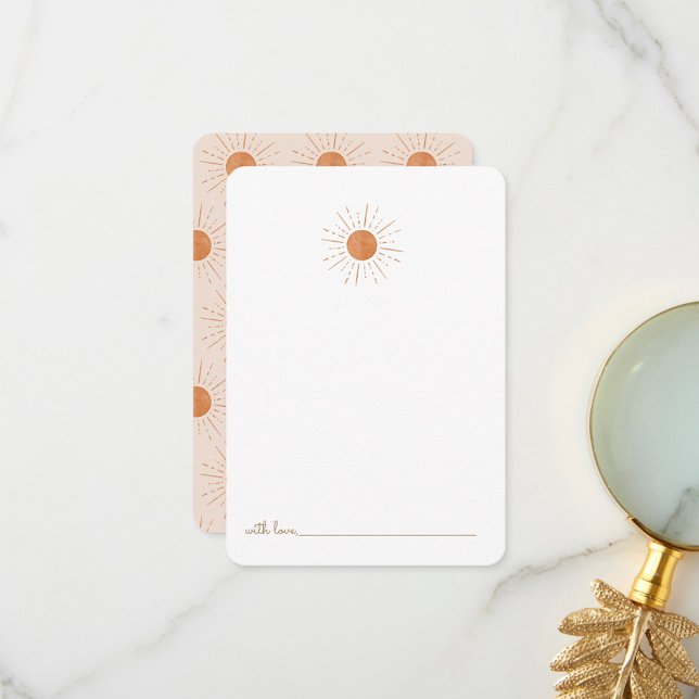 Cartão De Agradecimento Aí vem o filho da Cápsula Solar Laranja Queimada (Criador carregado)