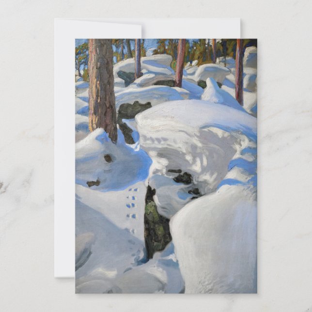 Cartão De Agradecimento Akseli Gallen-Kallela - Leão do Lynx (Frente)