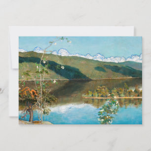 Cartão De Agradecimento Akseli Gallen-Kallela - Thunderclouds no Horizonte