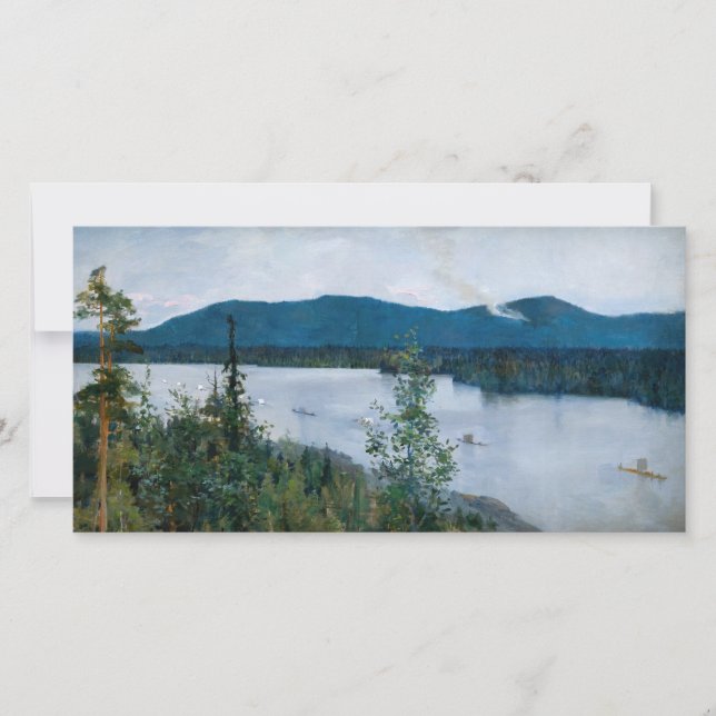 Cartão De Agradecimento Akseli Gallen-Kallela - Vuokatti (Frente)