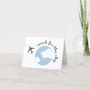 Cartão De Agradecimento Alcance O Céu