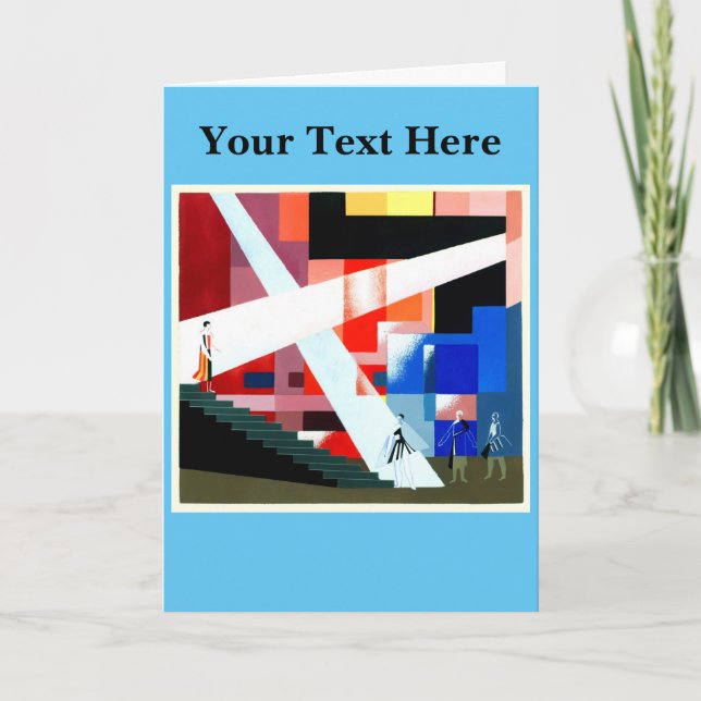 Cartão De Agradecimento Alexandra Exter (Frente)