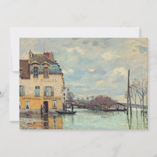 Cartão De Agradecimento Alfred Sisley - Inundação em Port-Marly 1872