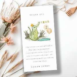 Cartão De Agradecimento Alinhador de Chompo em Suíno Qualquer Idade Aniver