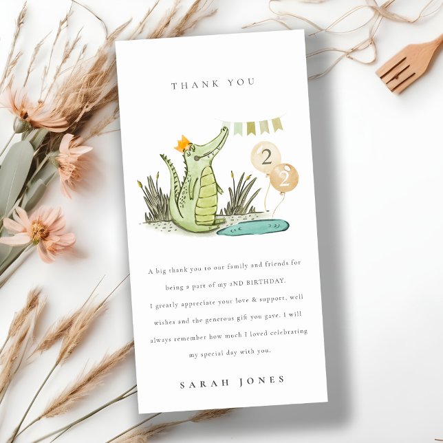 Cartão De Agradecimento Alinhador de Chompo em Suíno Qualquer Idade Aniver (Criador carregado)