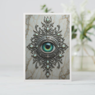 Cartão De Agradecimento All Seeing Eye Brooch Card