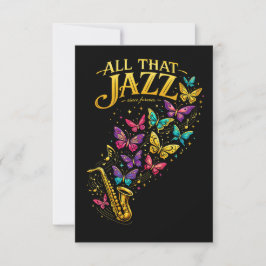 Cartão De Agradecimento All That Jazz