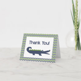 Cartão De Agradecimento Alligator Thank You Cards