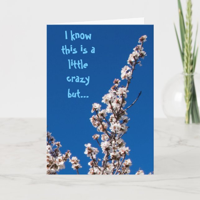 Cartão De Agradecimento Almond Blossom Wackers Obrigados (Frente)