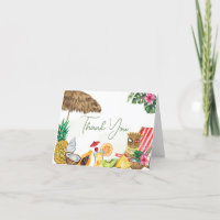 Aloha Tropical Havaiana Chá de fraldas