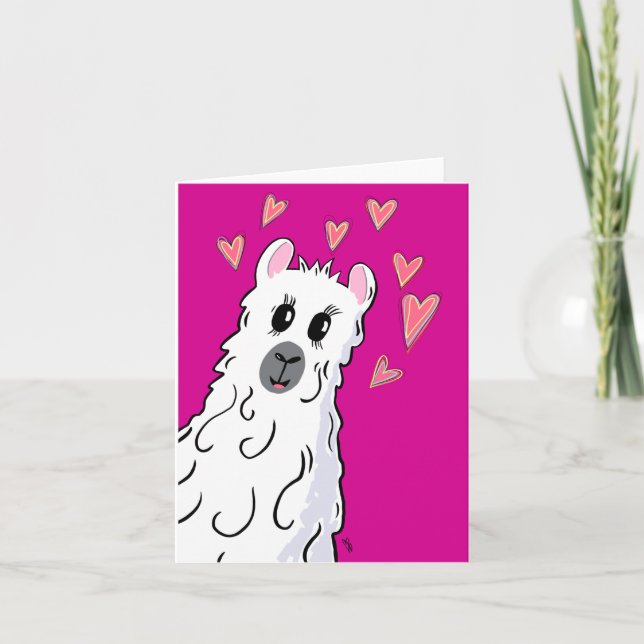 Cartão De Agradecimento Alpha Peek a Boo (Frente)