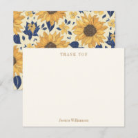 Amarelo Girassol Azul Chuveiro de Noiva Nome Perso