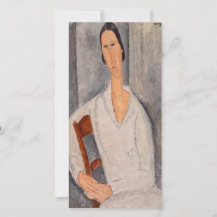 Cartão De Agradecimento Amedeo Modigliani - Madame Hanka Zborowska Lening