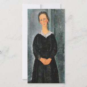 Cartão De Agradecimento Amedeo Modigliani - Servant Girl