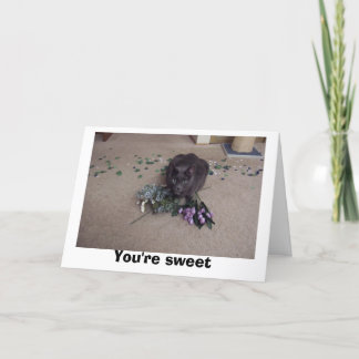 Cartão De Agradecimento Amigo doce